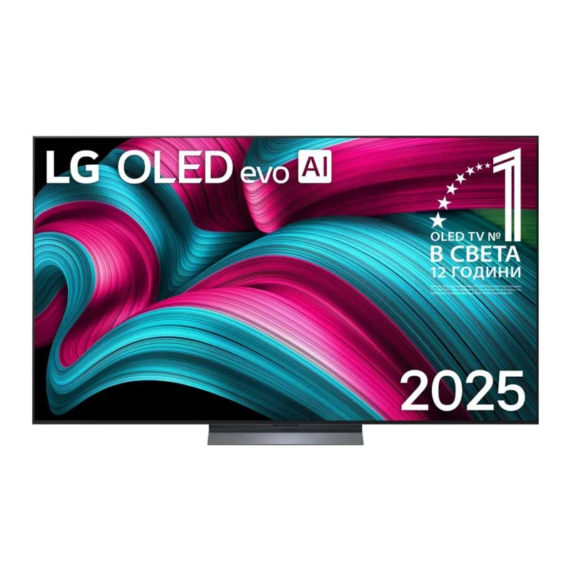 Τηλεόραση LG OLED55C51LA, 4K Ultra HD 3840 x 2160, 55", Κατηγορία G, OLED, Smart TV, Dolby Vision, AI Upscaling, webOS, Μαύρο