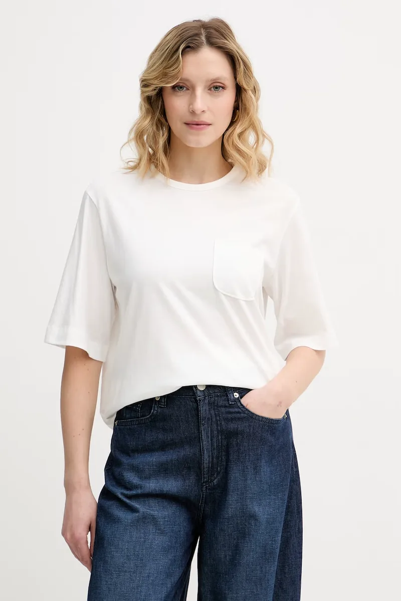 Sisley T-shirt γυναικείο βαμβακερό