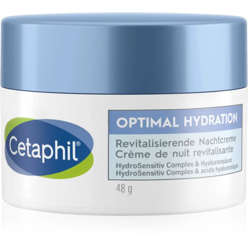 Cetaphil Optimal Hydration Replenishing Night Cream ενυδατική κρέμα νύχτας για ευαίσθητη επιδερμίδα 48 γρ