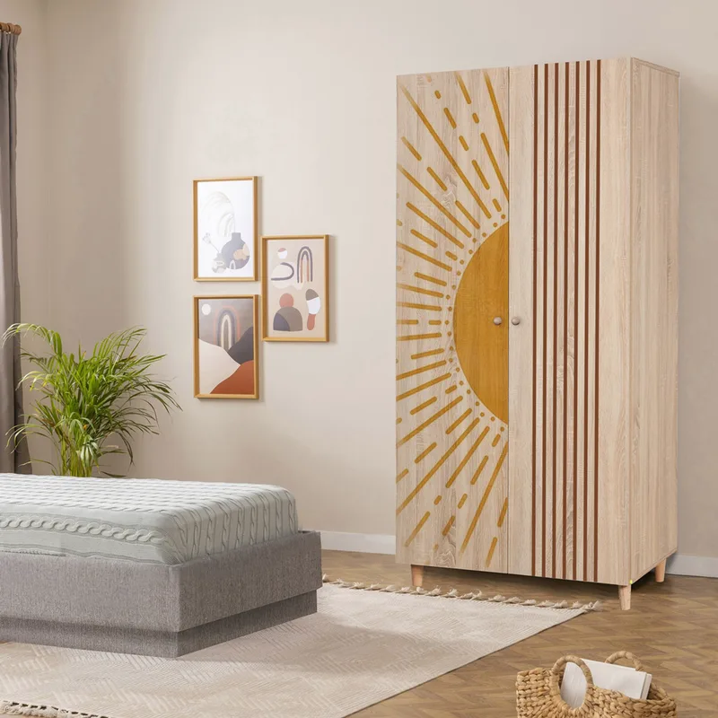 Ντουλάπα Ρούχων Lidya 2 -971 869Vel8678 (90x192x52 cm)