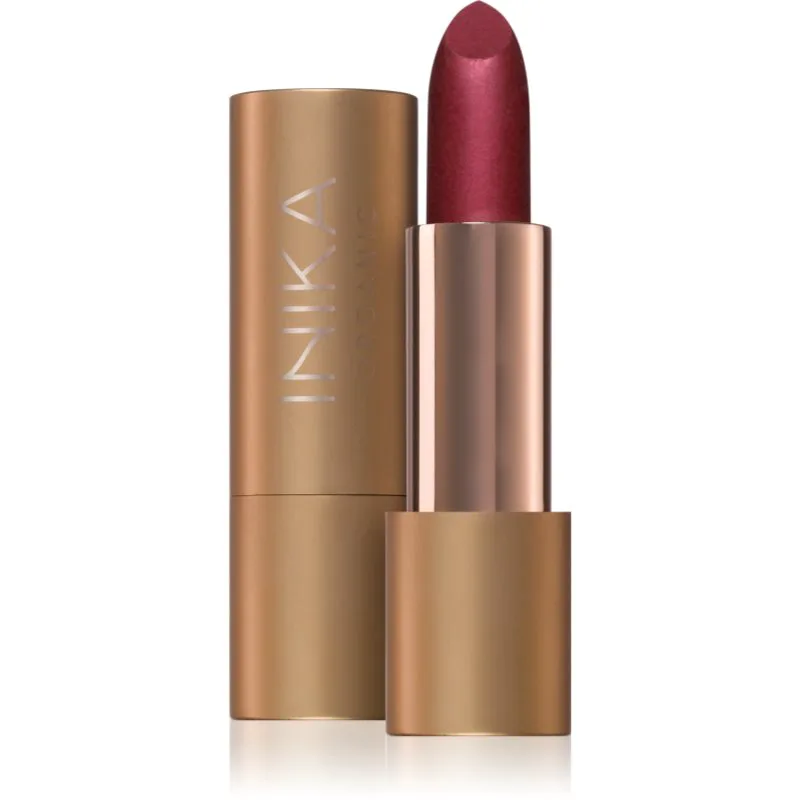 INIKA Organic Creamy Lipstick κρεμώδες ενυδατικό κραγιόν απόχρωση Auburn 4,2 γρ