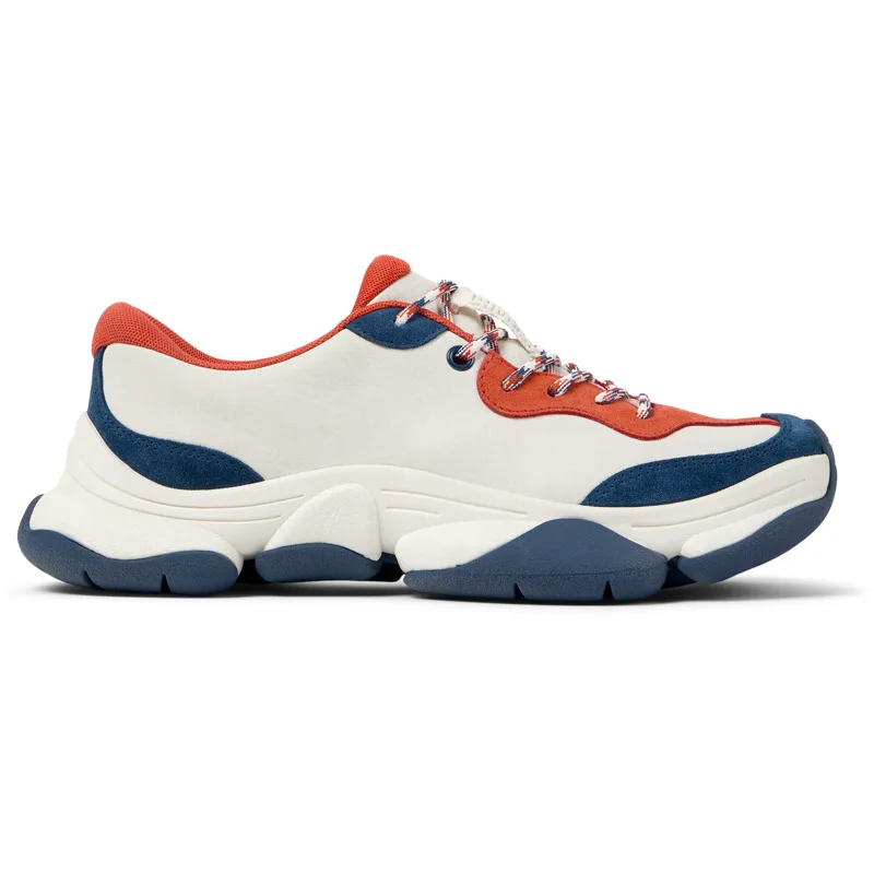 CAMPER Karst 2 - Casual παπούτσια Για Γυναικεία - Λευκό,Μπλε,Πορτοκαλί, Μέγεθος 41, Smooth leather