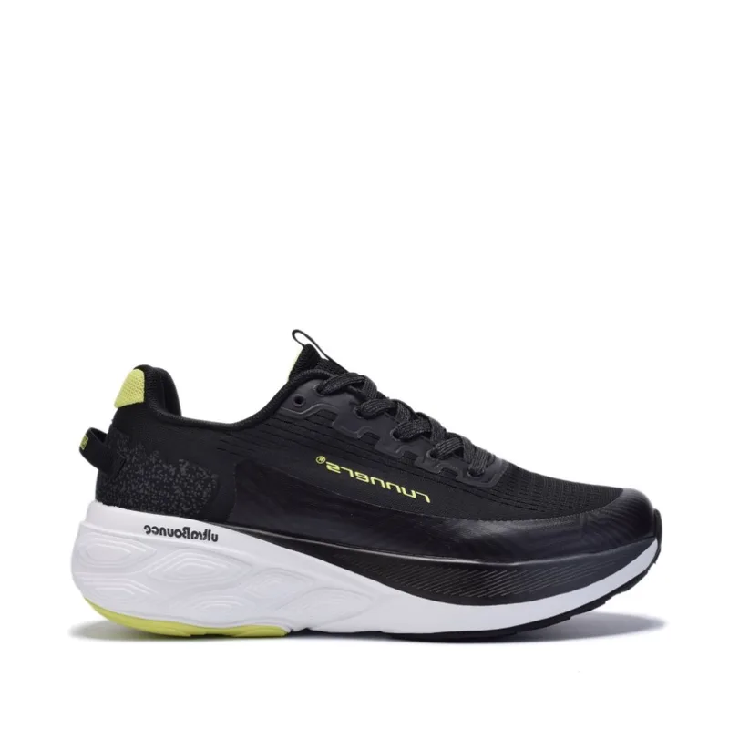 Runners 6734-01 Sneakers Μαύρο / Πράσινο