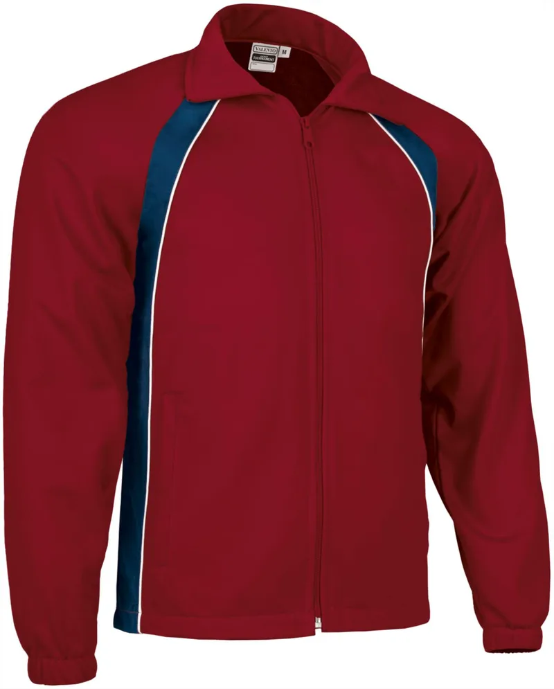 Αθλητικό μπουφάν TOURNAMENT Valento CQVATOUMR Night Navy Blue-Lotto Red-White