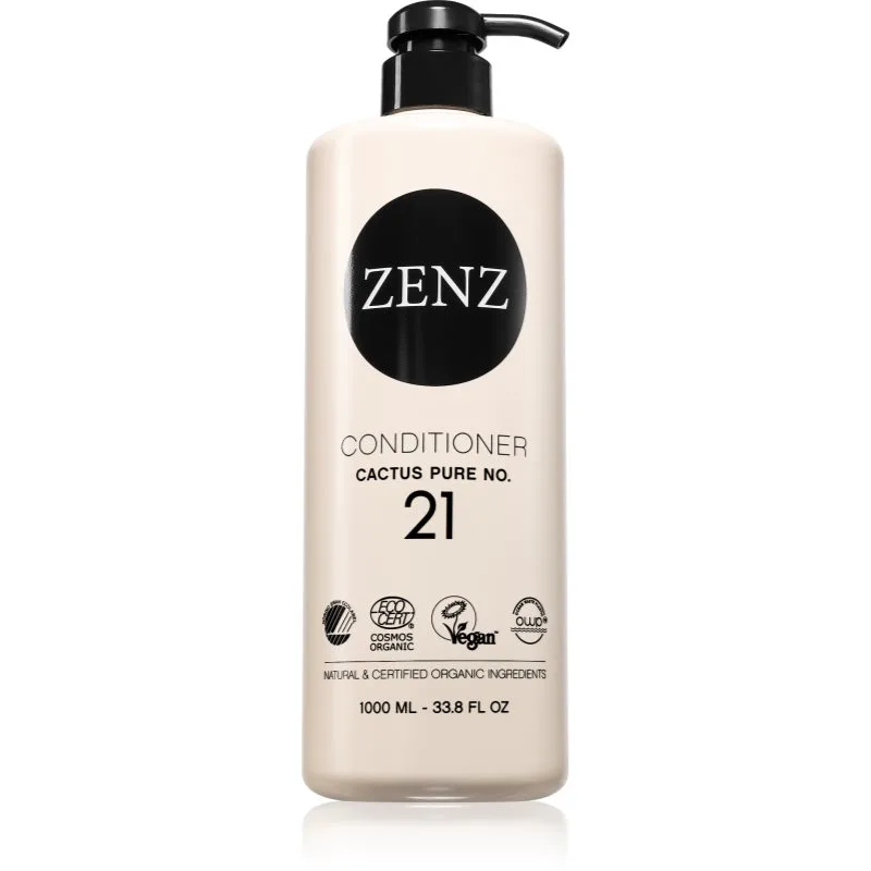 ZENZ Organic Cactus Pure No. 21 βαθιά ενυδατικό κοντίσιονερ κατάλληλο για όσους πάσχουν από αλλεργίες 1000 ml