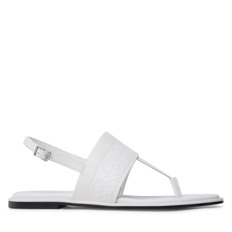 Σανδάλια Calvin Klein Almond Tp Sandal HW0HW01536 Εκρού