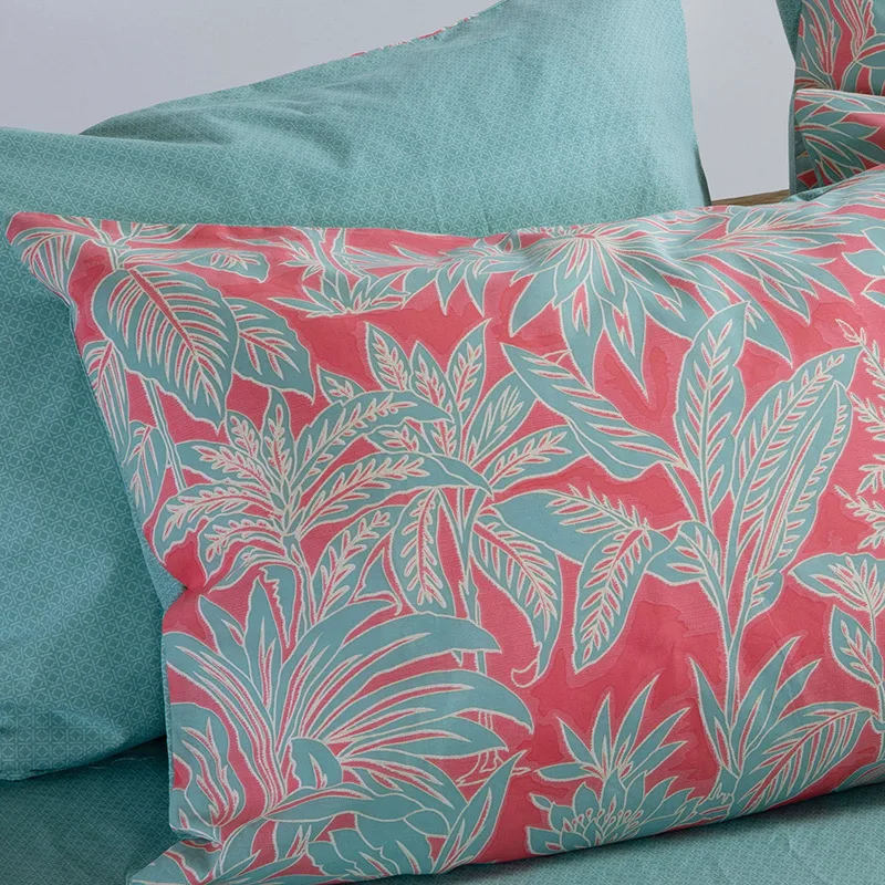 Μαξιλαροθήκη Τεμάχιο 52X72 Nef Nef Charisma Green/Coral (52x72)