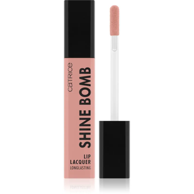 Catrice Shine Bomb μακράς διαρκείας ρευστό κραγιόν απόχρωση 010 French Silk 3 ml