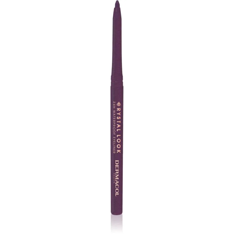 Dermacol Crystal Look αυτόματο μολύβι για τα μάτια απόχρωση 02 Violet 4,5 γρ