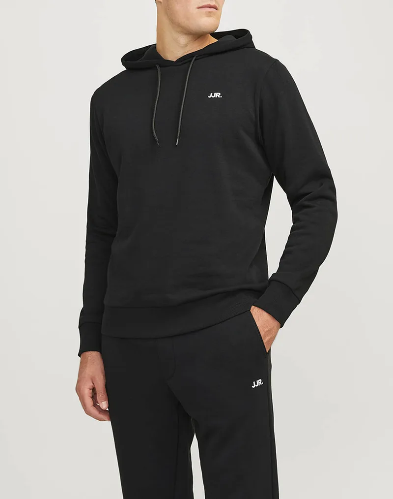 JJ REBEL LOGO SWEAT HOOD NOOS 12263852-BLACK Black
