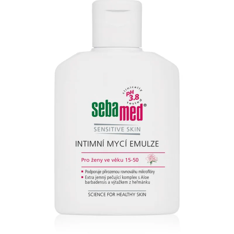 Sebamed Wash Intimate γαλάκτωμα προσωπικής υγιενής pH 3,8 50 ml