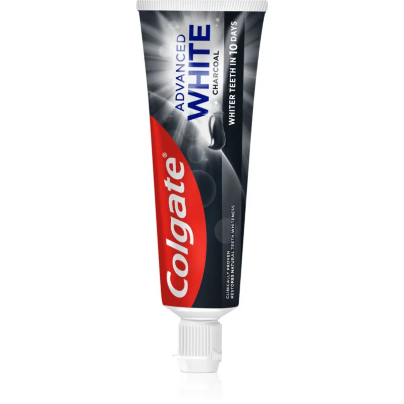 Colgate Advanced White Charcoal λευκαντική οδοντόκρεμα με ενεργό άνθρακα 125 ml