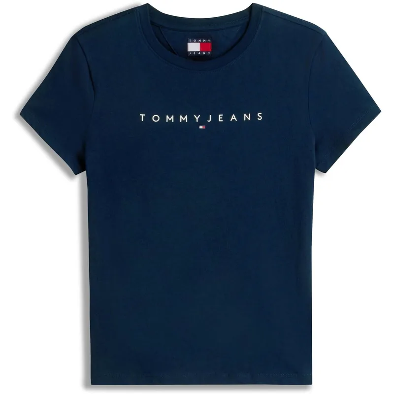 T-shirt με κοντά μανίκια Tommy Jeans Tjw Slim Linear Tee