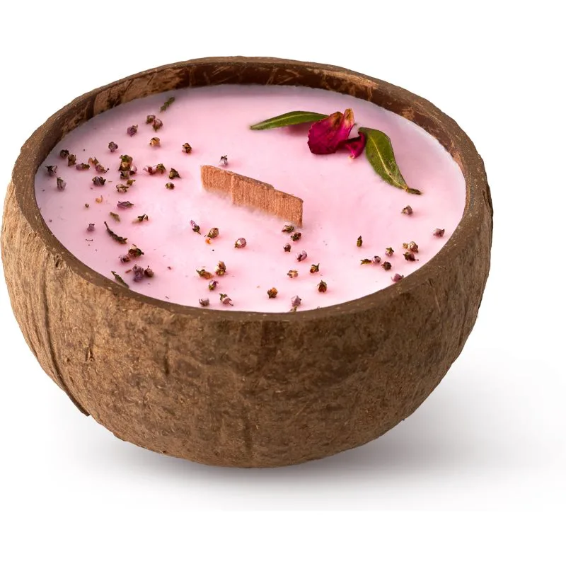 Tropicandle Plum, Rose & Patchouli αρωματικό κερί με ξύλινο φιτίλι 350 ml