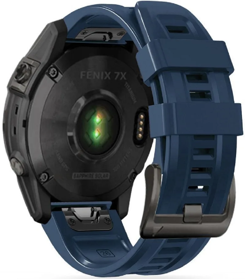 Tech-Protect Λουράκι Σιλικόνης Iconband Garmin Fenix 3/5X/3HR/5X Plus/6X/6X Pro/7X/8 (51mm) - Navy Blue (9589046921599)