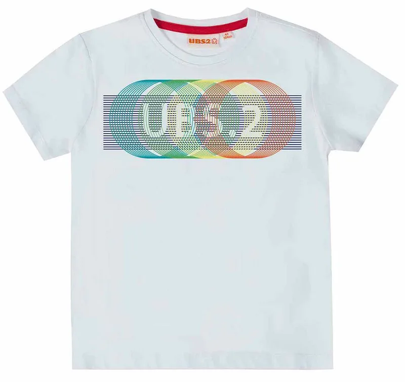 T-SHIRT UBS2 E219347-01 ΛΕΥΚΟ (5 ΕΤΩΝ)-(110 CM)
