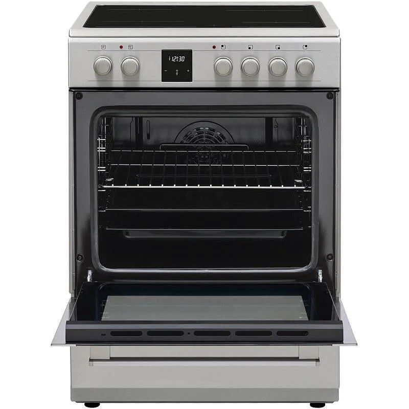 Sharp KF-76FVDT22IMK-EU Ηλεκτρική Κουζίνα 65lt, με Κεραμικές Εστίες, Π60εκ, Α, Inox KF-76FVDT22IMK-EU