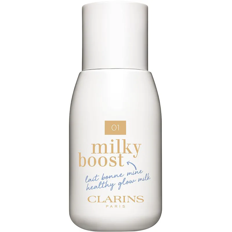 Clarins Milky Boost γάλα με χρώμα για ενοποίηση τόνου της απόχρωσης δέρματος απόχρωση 01 Milky Cream 50 ml