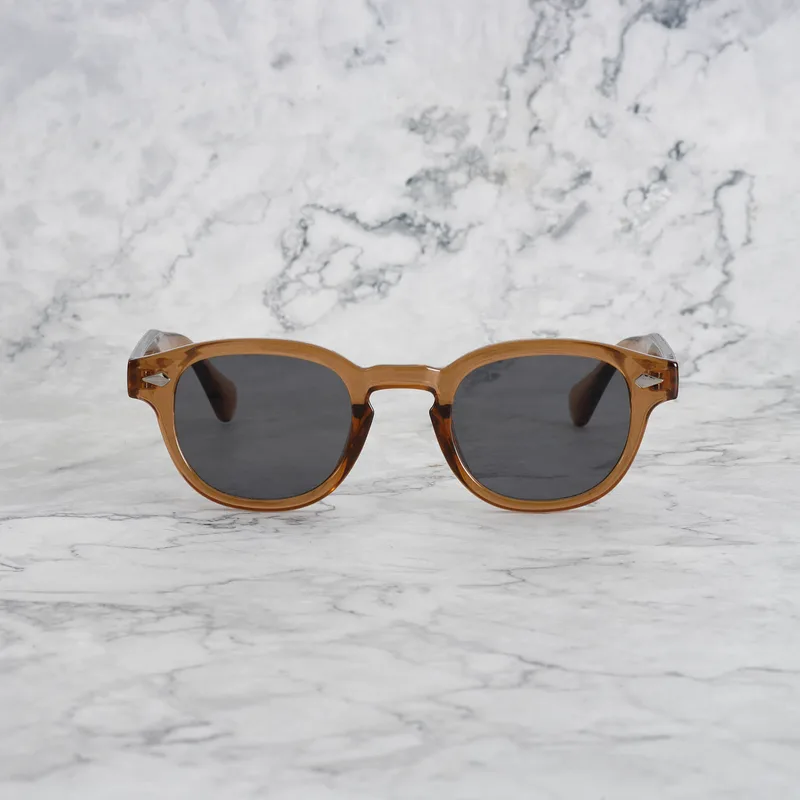 JOHNNY COLORED Tinted Sunglasses | Brown | Gray Shades | Explicit Poets Sunglasses