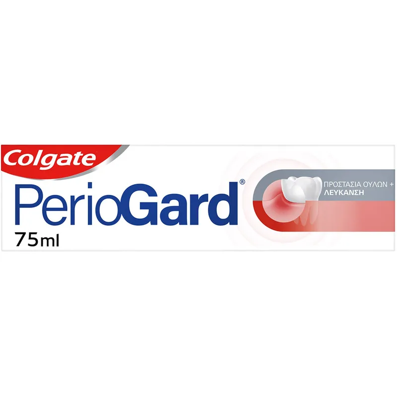 Colgate Periogard Toothpaste Gum Protect & Whitening Οδοντόκρεμα για Προστασία των Ούλων & Λεύκανση 75ml