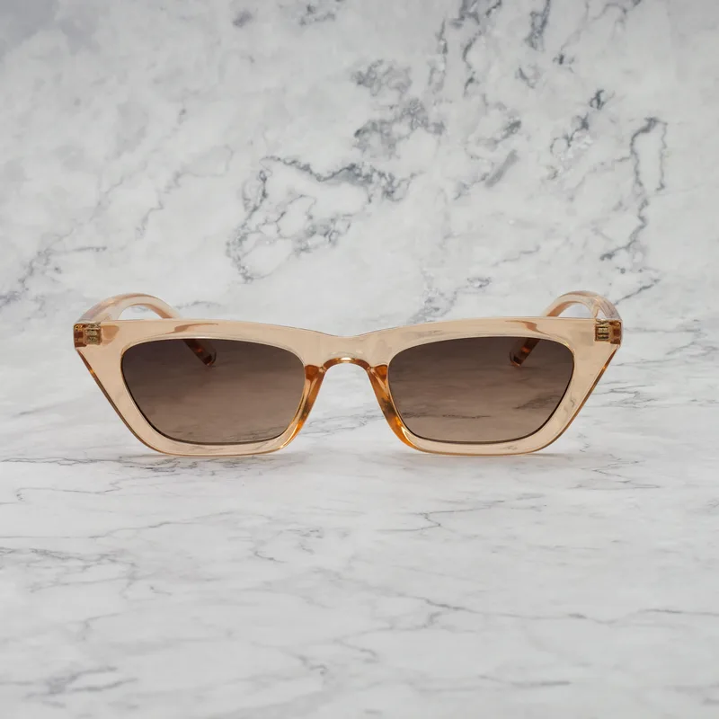 KAT 24EP5 - KAT - CHAMPAGNE - GRADIENT BROWN Sunglasses | Champagne | Gradient Brown Shades | Explicit Poets Sunglasses