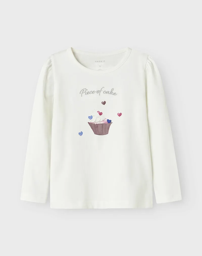 NAME IT NMFNETTA LS TOP 13246639-Cloud Dancer OffWhite
