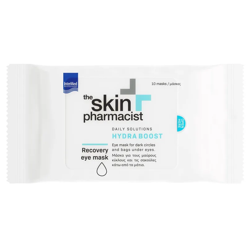 The Skin Pharmacist Hydra Boost Recovery Eye Mask Μάσκα για τους Μαύρους Κύκλους & τις Σακούλες Κάτω Από τα Μάτια 10Masks x 4ml