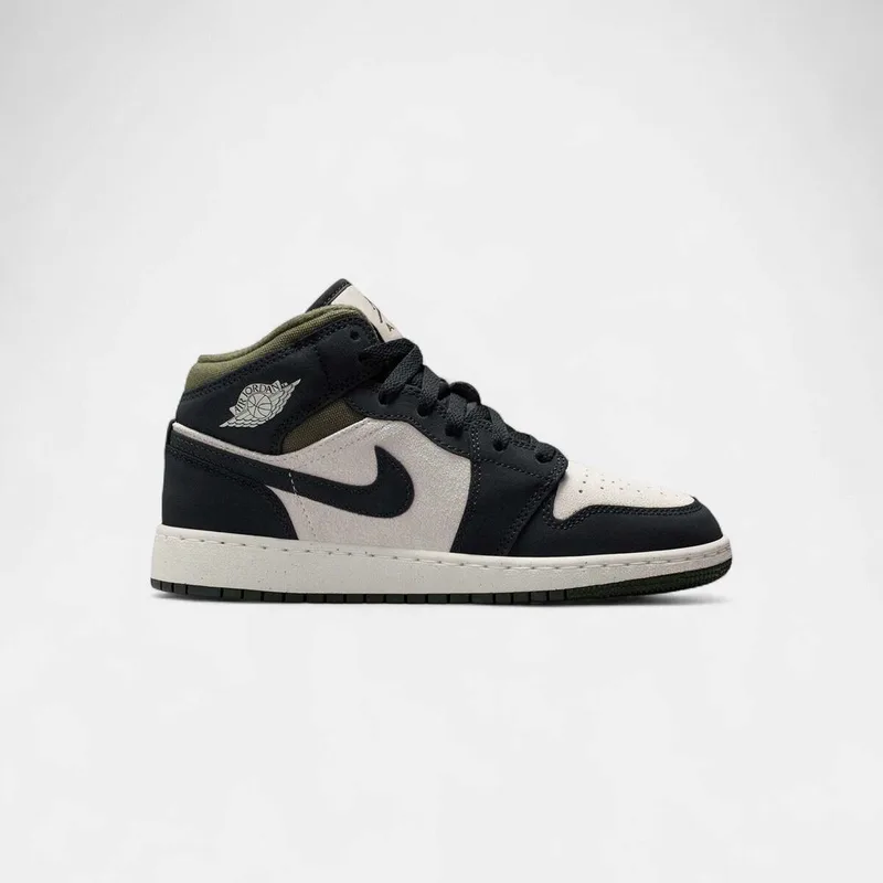 Ψηλά Sneakers Nike -1-mid-off-noir-medium-olive-gs