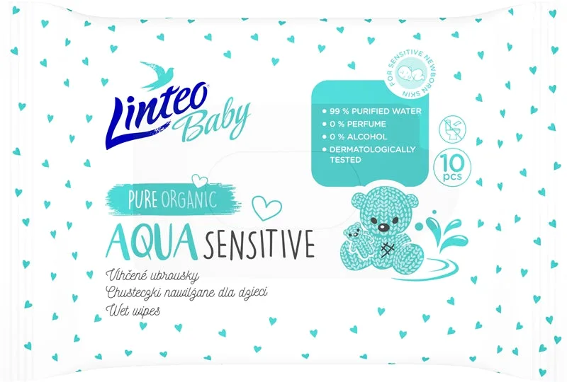 Baby Aqua Sensitive Wet Wipes - Variant: 10 pcs