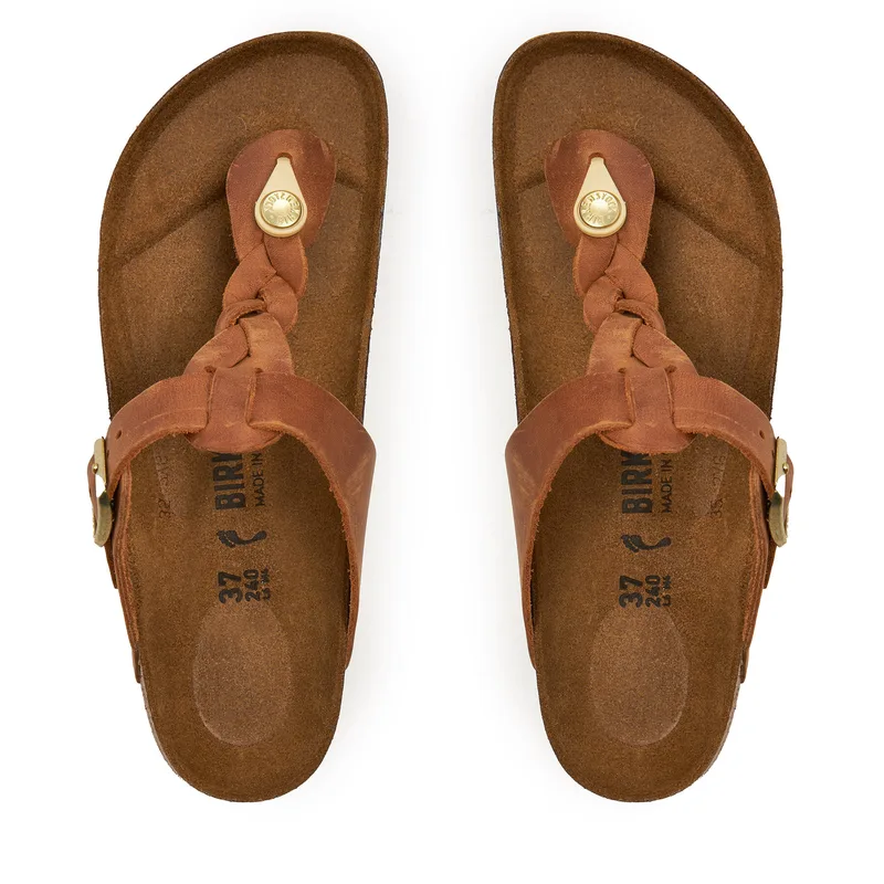 Σαγιονάρες Birkenstock Gizeh Braided 1021336 Καφέ
