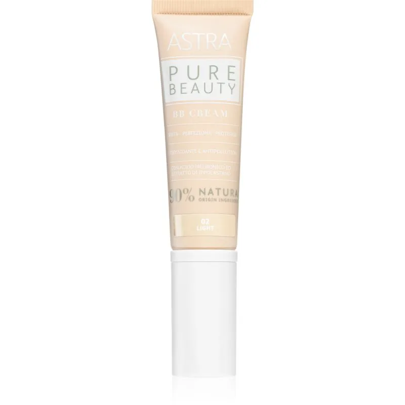 Astra Make-up Pure Beauty BB Cream ενυδατική ΒΒ κρέμα απόχρωση 02 Light 30 ml