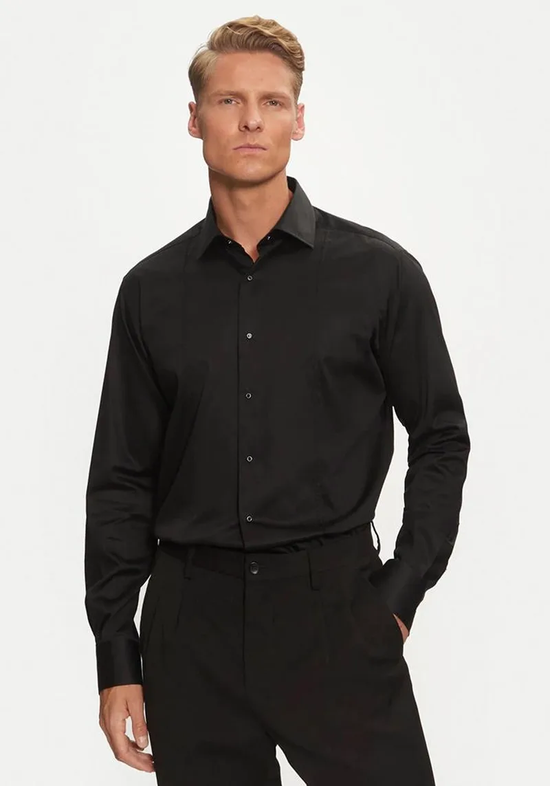Karl Lagerfeld Πουκάμισο της σειράς Basic - 605036 552602 990 Black