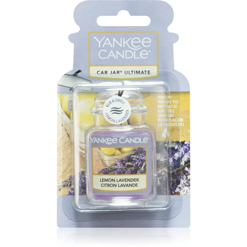 Yankee Candle Lemon Lavender άρωμα για αυτοκίνητο κρεμαστή 1 τμχ