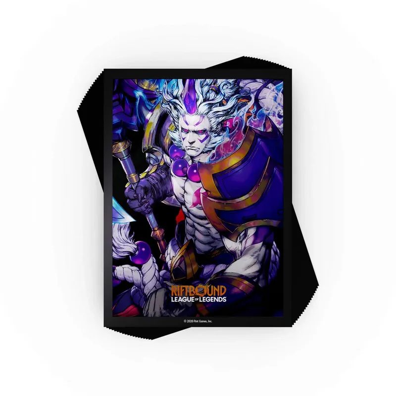 Riftbound League of Legends TCG Card Sleeves Standard Size - Spiritforged Spirit Blossom Darius (100 Sleeves)
