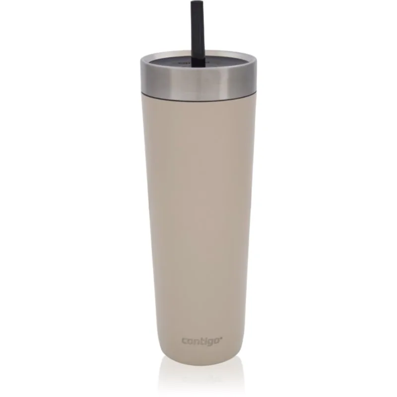 Contigo Luxe Spillproof Tumbler κούπα - θερμός χρώμα Light Brown 720 ml