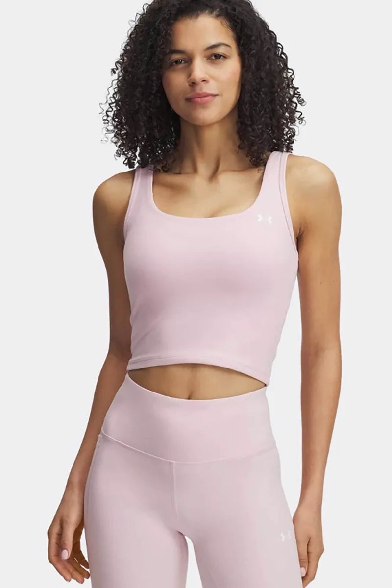 Under Armour γυναικείο αθλητικό τοπ αμάνικο - 6007656 Ροζ Ανοιχτό
