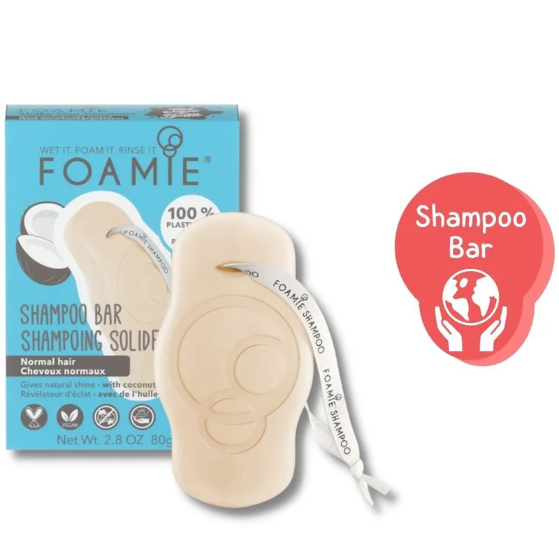 Foamie Shake Your Coconuts Μπάρα Καθαρισμού για Κανονικά Μαλλιά με Έλαιο Καρύδας 80g