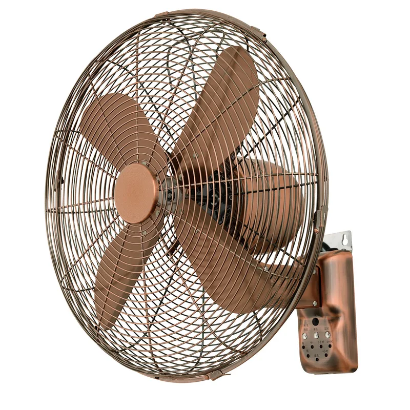 Ανεμιστήρας Τοίχου Με Τηλεχειριστήριο Vintage 50W Eurolamp 147-29381 Copper