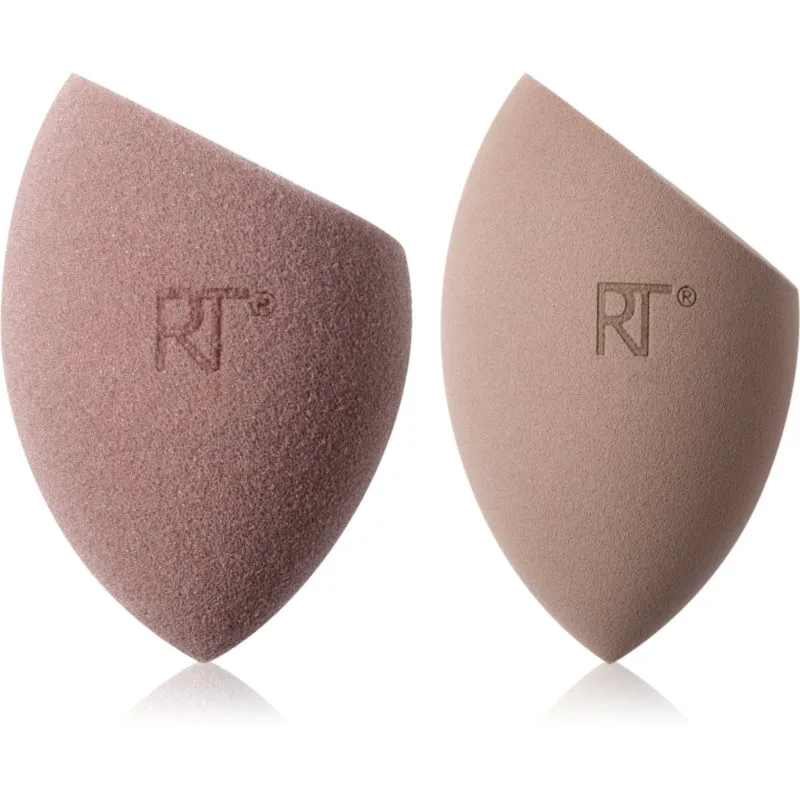 Real Techniques New Nudes Bare Finish Sponge σφουγγαράκι για μεικ απ 2 τμχ