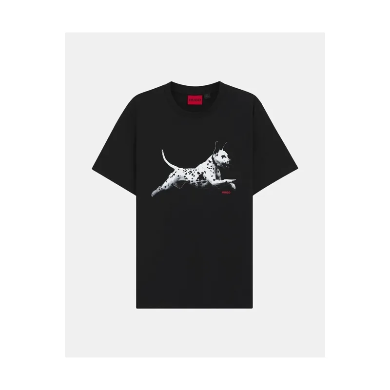 T-shirt με κοντά μανίκια HUGO 50564143 DIRUNN