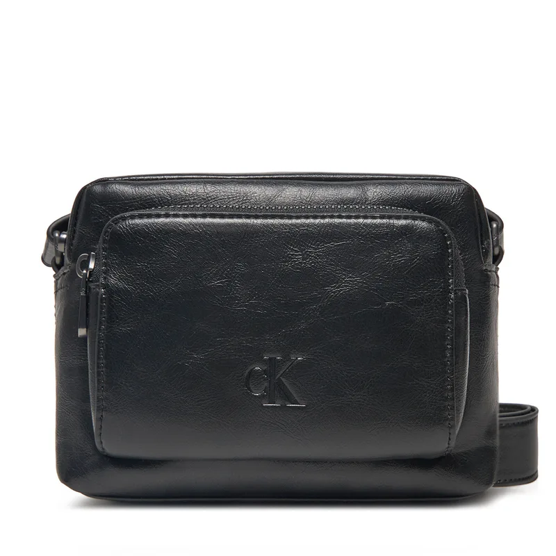 Τσαντάκι Calvin Klein Jeans Tumbled Camera Bag Pu K50K512988 Μαύρο