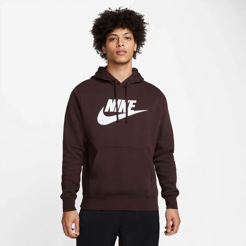 NIKE SPORTSWEAR CLUB PULLOVER HOODIE ΚΟΚΚΙΝΟ