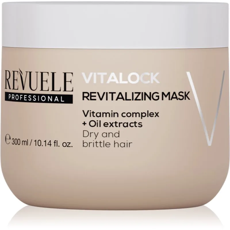 Revuele Professional Vitalock Revitalizing αναζωογονητική μάσκα για ξηρά και εύθραυστα μαλλιά 300 ml