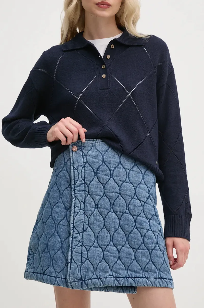 Φούστα Pepe Jeans MINI SKIRT HW QUILTED