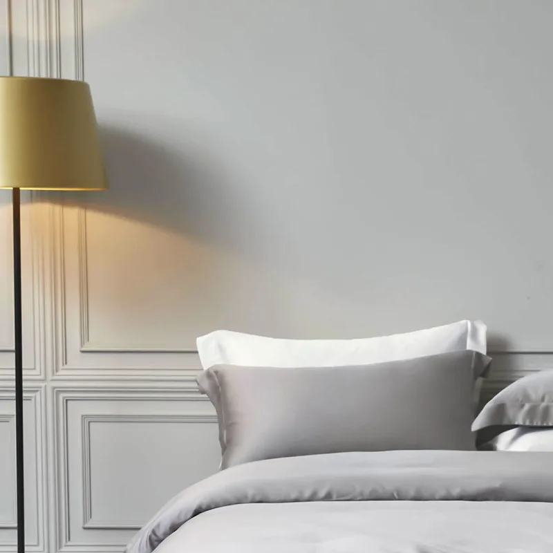 Παπλωματοθήκη King Size (Σετ) 240X260 Rythmos Bamboo Γκρι (240x260)