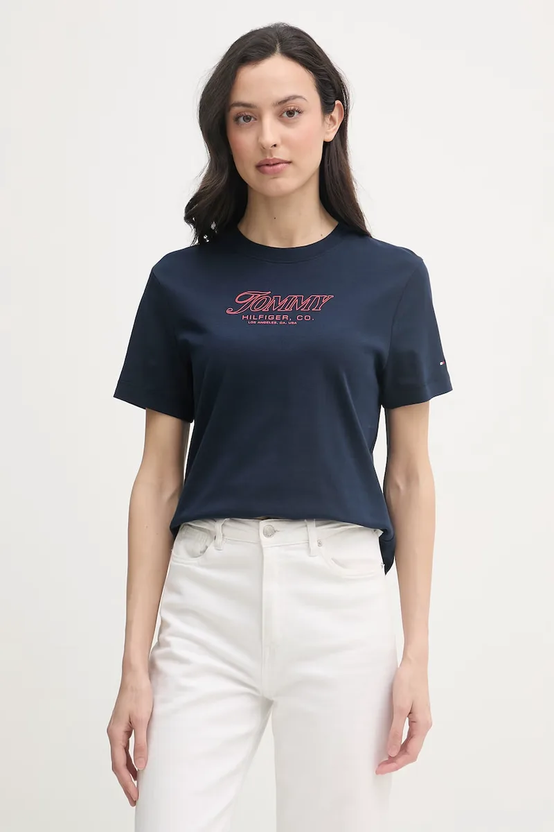 Tommy Hilfiger t-shirt γυναικείο βαμβακερό SUMMER