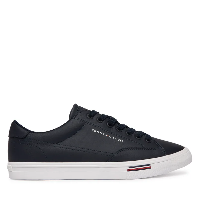 Πάνινα παπούτσια Tommy Hilfiger Vulc Core Rwb Long Lace Lth FM0FM05814 Σκούρο μπλε