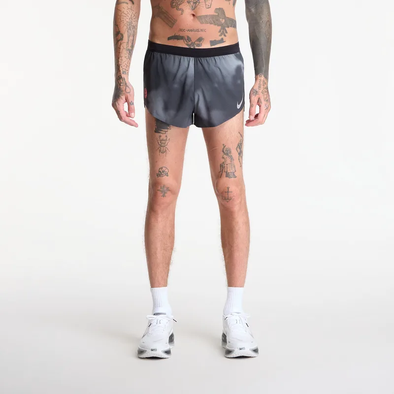 Σορτς Nike AeroSwift Men's Dri-FIT ADV 2" Brief-Lined Running Shorts Black/ Dk Smoke Grey/ Bright Crimson M