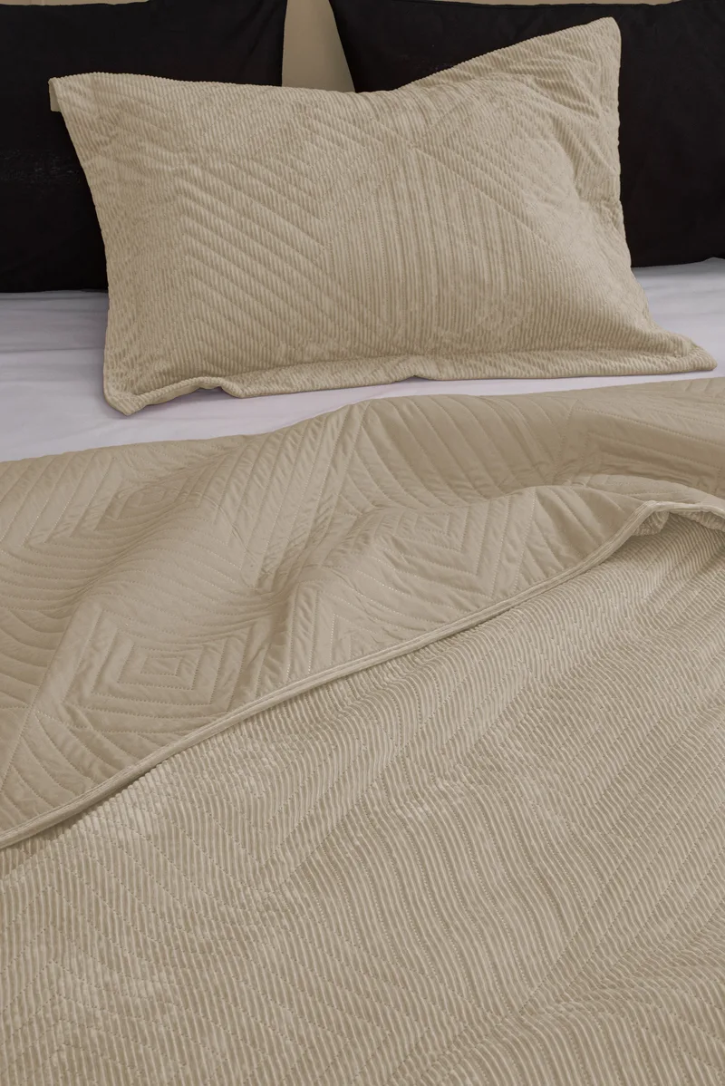 Κουβερλί Υπέρδιπλο Palamaiki Dizza Vanilla 220x240