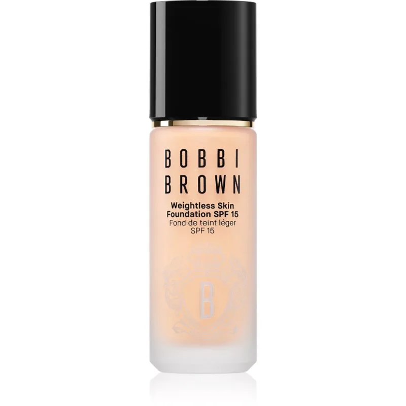 Bobbi Brown Weightless Skin Foundation SPF 15 μακράς διαρκείας μεικ απ με ενυδατικό αποτέλεσμα απόχρωση Cool Sand 30 ml